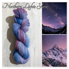 Load image into Gallery viewer, Aurora Twilight Hand-Dyed Luxury Wool Yarn