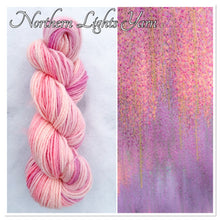 Load image into Gallery viewer, Pink Wisteria Luxury Hand Dyed Self-Striping Wool Yarn