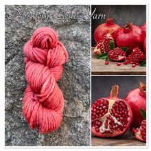 Load image into Gallery viewer, Pomegranate Hand-Dyed Luxury Wool Yarn