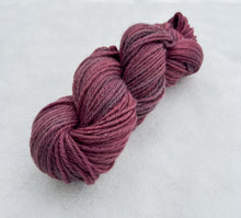 Load image into Gallery viewer, Nightshade hand dyed luxury wool yarn