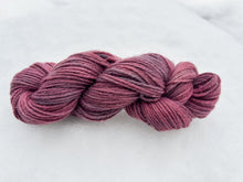 Load image into Gallery viewer, Nightshade hand dyed luxury wool yarn