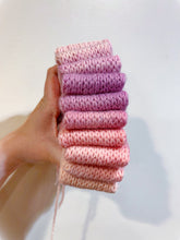 Load image into Gallery viewer, Pink Wisteria Luxury Hand Dyed Self-Striping Wool Yarn