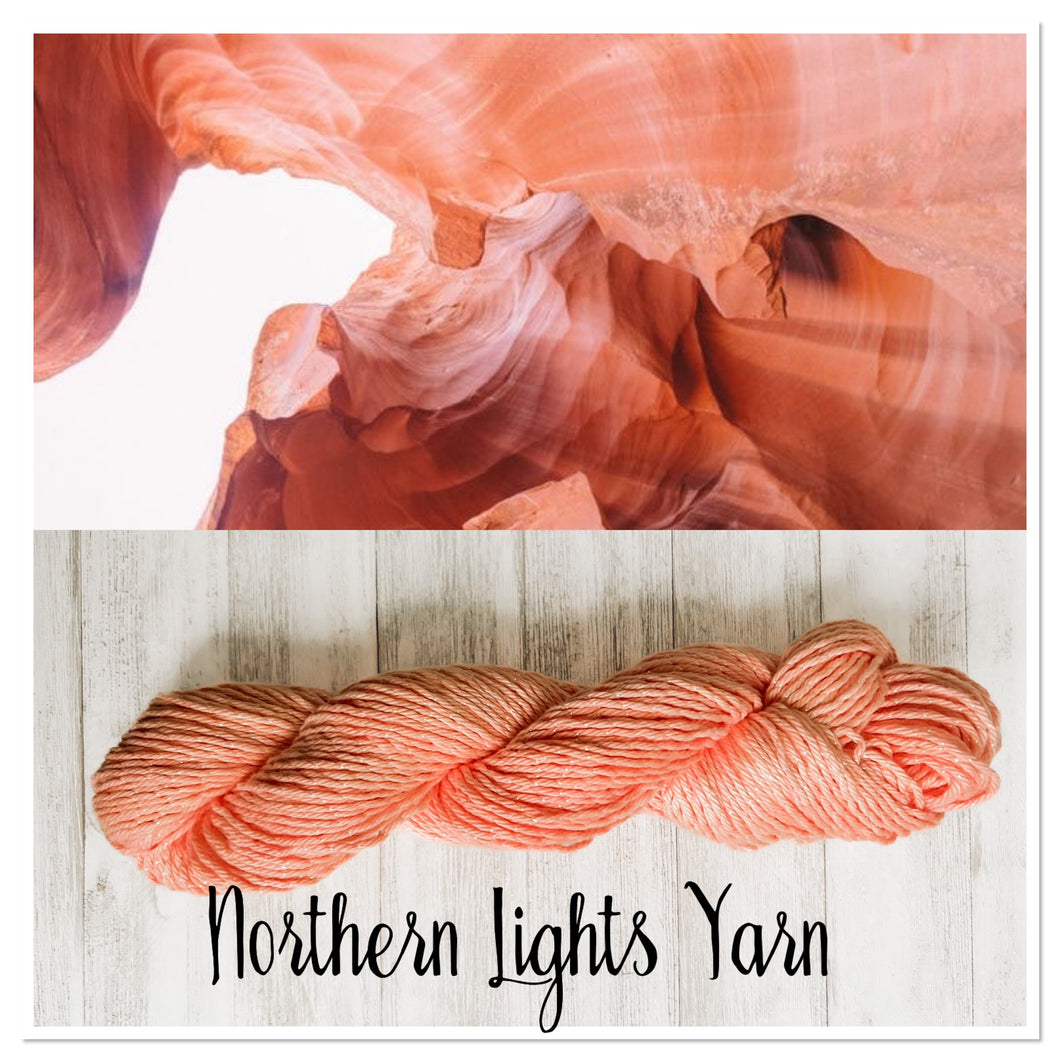 Arizona Canyon hand dyed cotton yarn by Nothern Lights Yarn