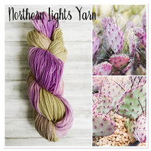 Load image into Gallery viewer, Prickly Pear hand dyed wool yarn