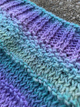 Load image into Gallery viewer, Watercolor Infinity Scarf Knitting Pattern pdf