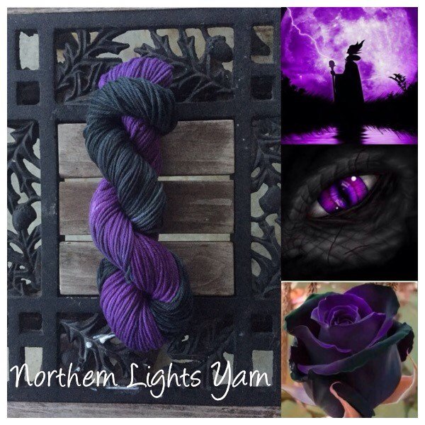 Maleficent 100% cotton hand-dyed yarn