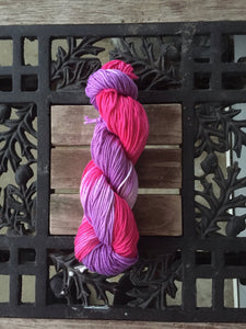 Apple Blossom 100% cotton hand-dyed yarn