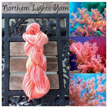 Load image into Gallery viewer, Coral Luxury Hand-Dyed Organic Cotton Yarn