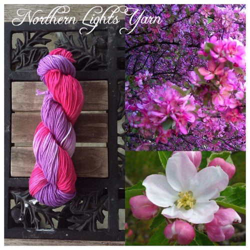 Apple Blossom 100% cotton hand-dyed yarn