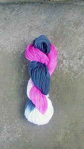 Dragonfruit Luxury Hand-Dyed Wool or Cotton Yarn