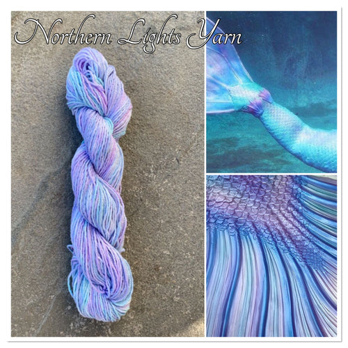 Mermaid hand-dyed cotton yarn