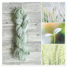 Load image into Gallery viewer, Sprout hand dyed 100% cotton yarn-green yarn-baby yarn-indie dyed yarn